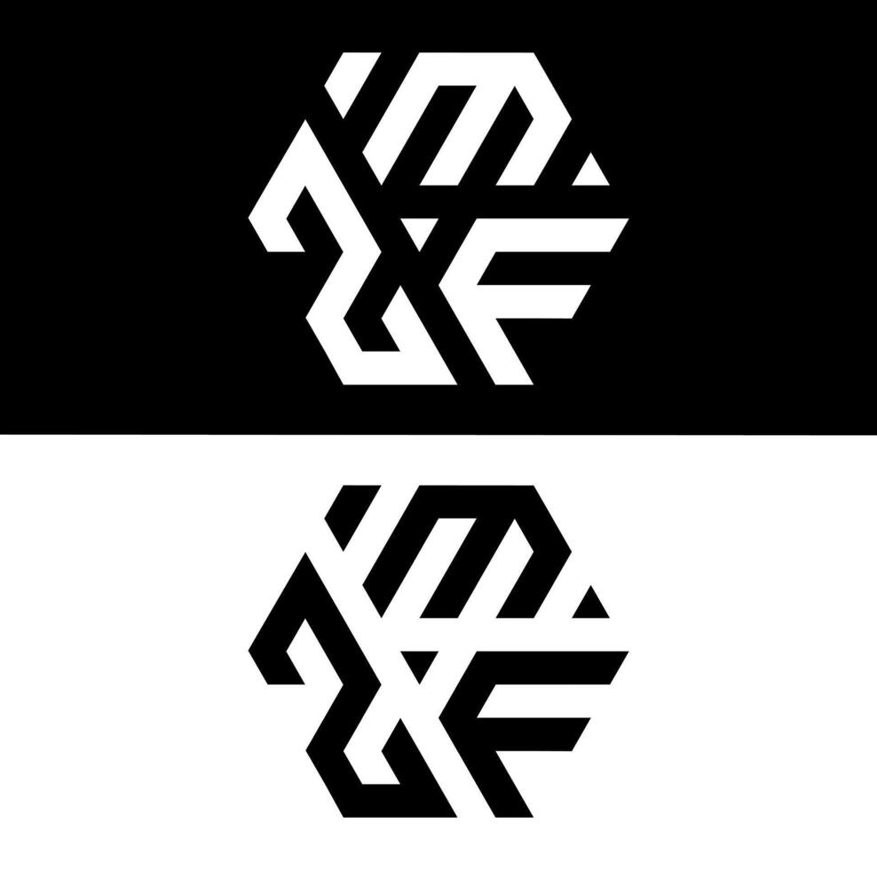ZMF letter, ZMF Initials, ZMF circle, ZMF business, ZMF brand, ZMF Luxury, ZMF Brand, ZMF Abstract, ZMF Corporate, ZMF Identity, ZMF round, ZMF element, ZMF circle, ZMF Cube, ZMF Polygon, ZMF Modern, vector