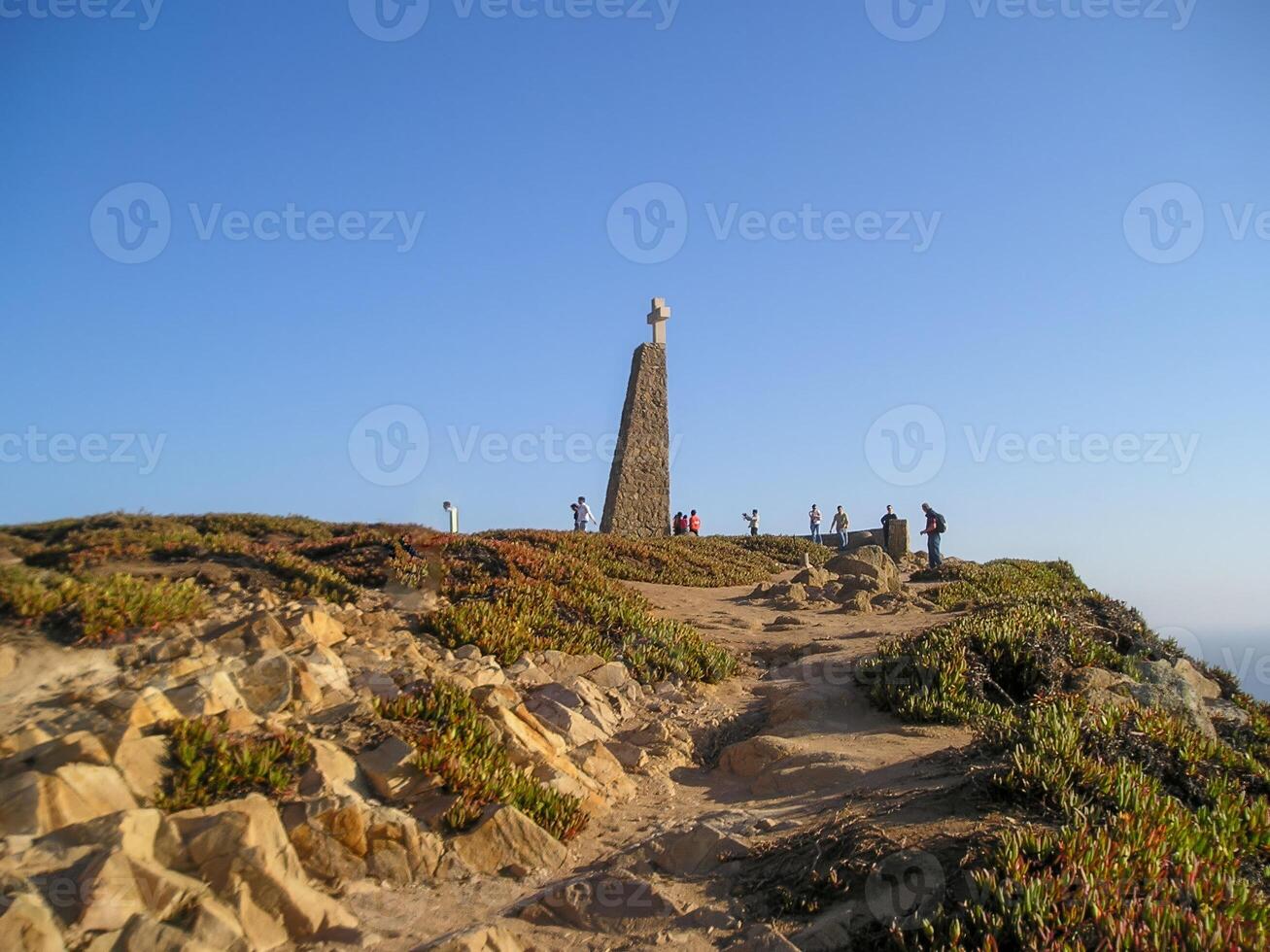 Cabo da Roca, located in Portugal, is renowned as the westernmost point of continental Europe. photo