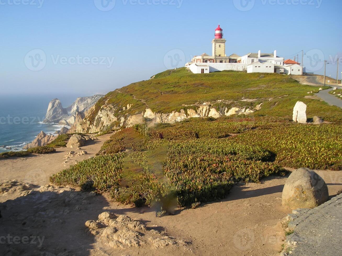 Cabo da Roca, located in Portugal, is renowned as the westernmost point of continental Europe. photo