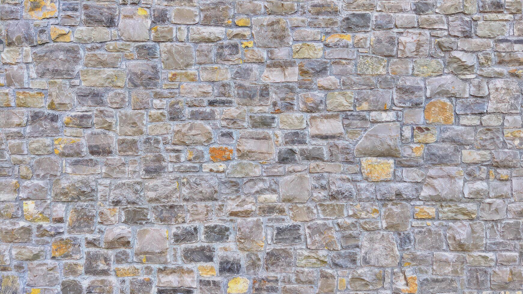 Stone wall texture block rustic stone old background texture photo