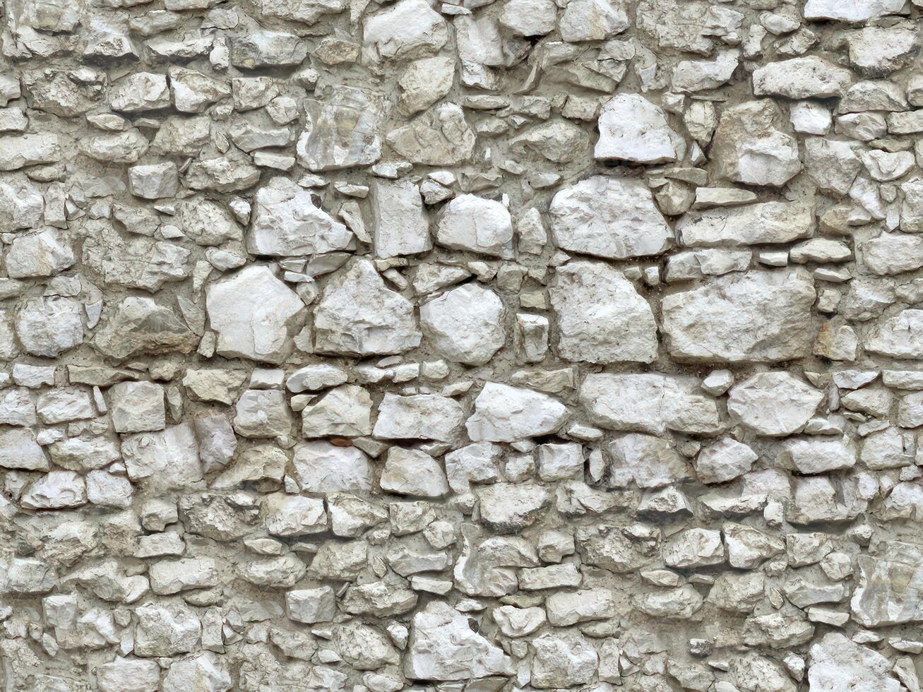 Stone wall texture block rustic stone old background texture photo