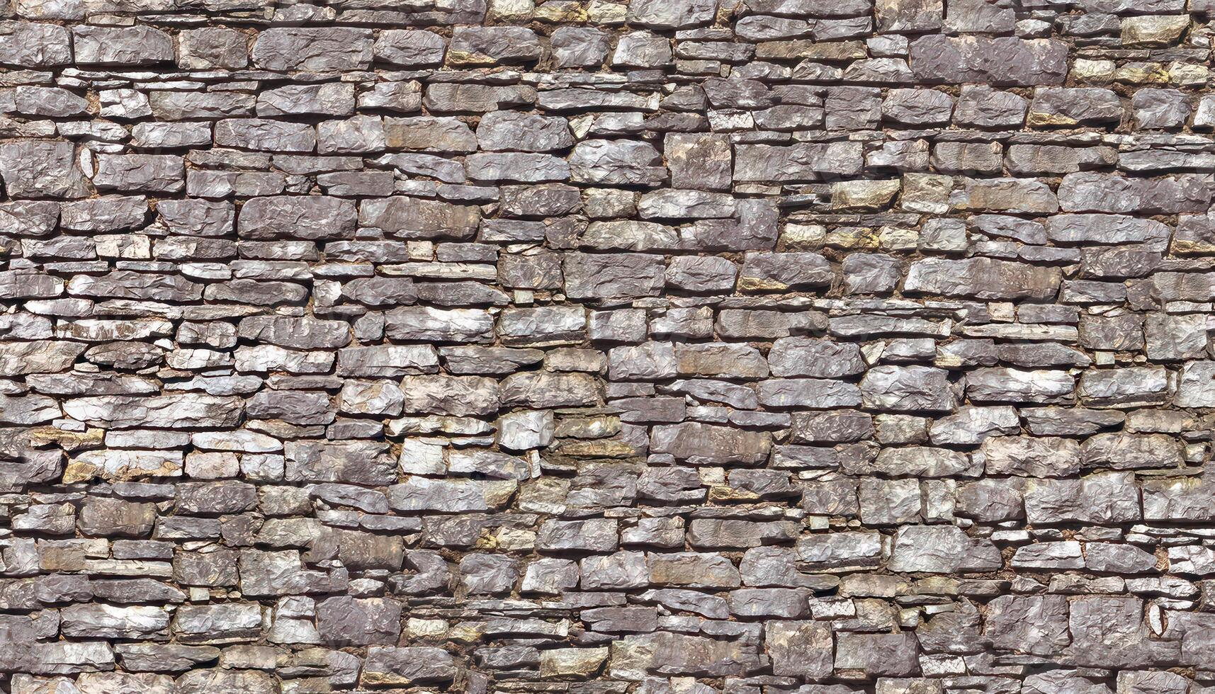 Stone wall texture block rustic stone old background texture photo