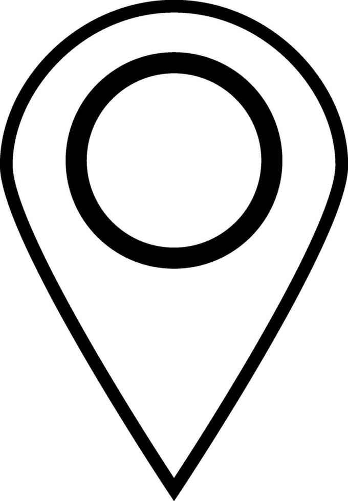 punto ubicación posición alfiler mapas contacto habla a GPS icono logo aislado en blanco antecedentes. ilustración vector