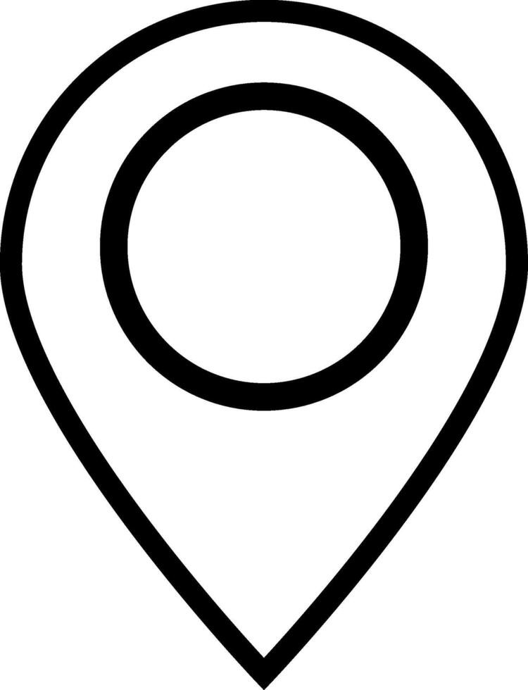 punto ubicación posición alfiler mapas contacto habla a GPS icono logo aislado en blanco antecedentes. ilustración vector