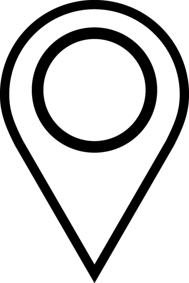 punto ubicación posición alfiler mapas contacto habla a GPS icono logo aislado en blanco antecedentes. ilustración vector