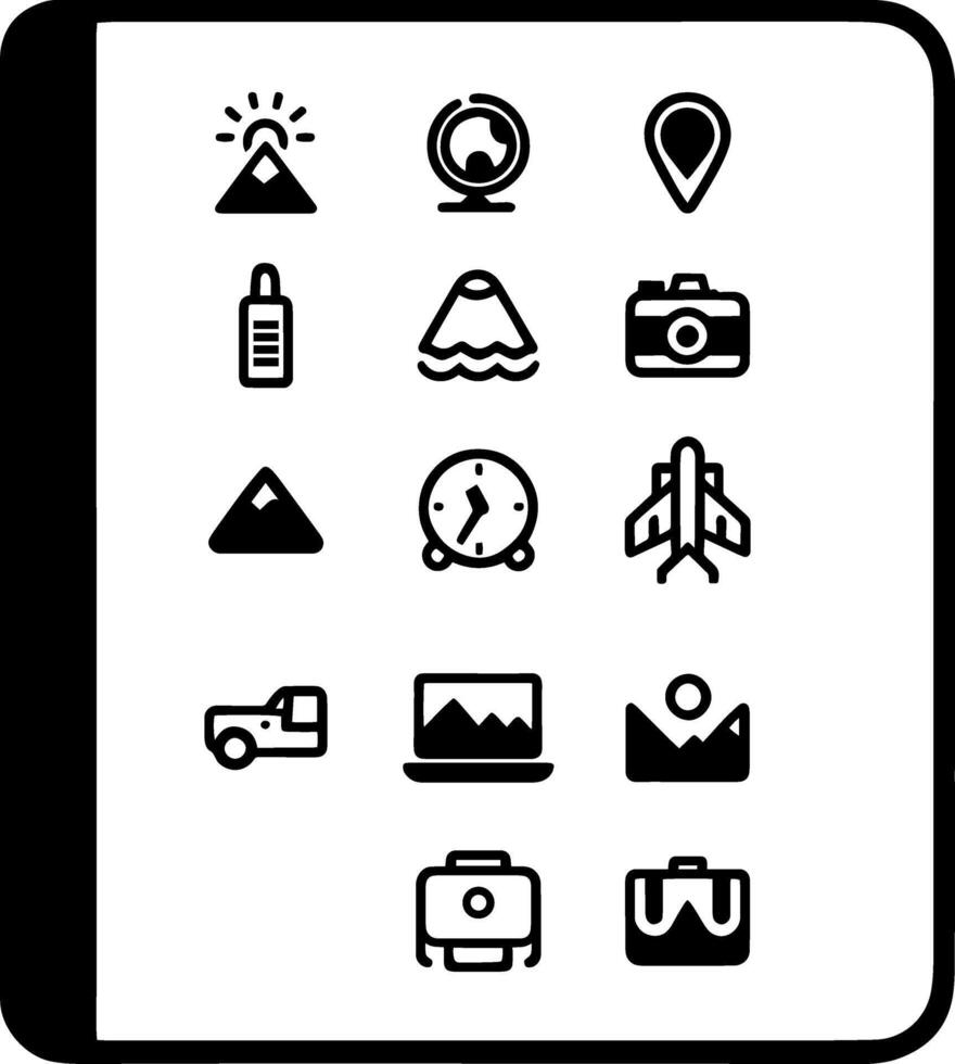 Doodle Icon Set vector