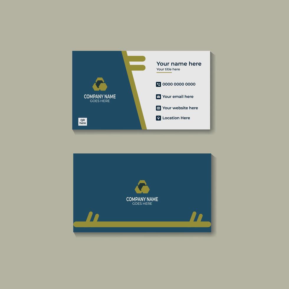 Business card template vector