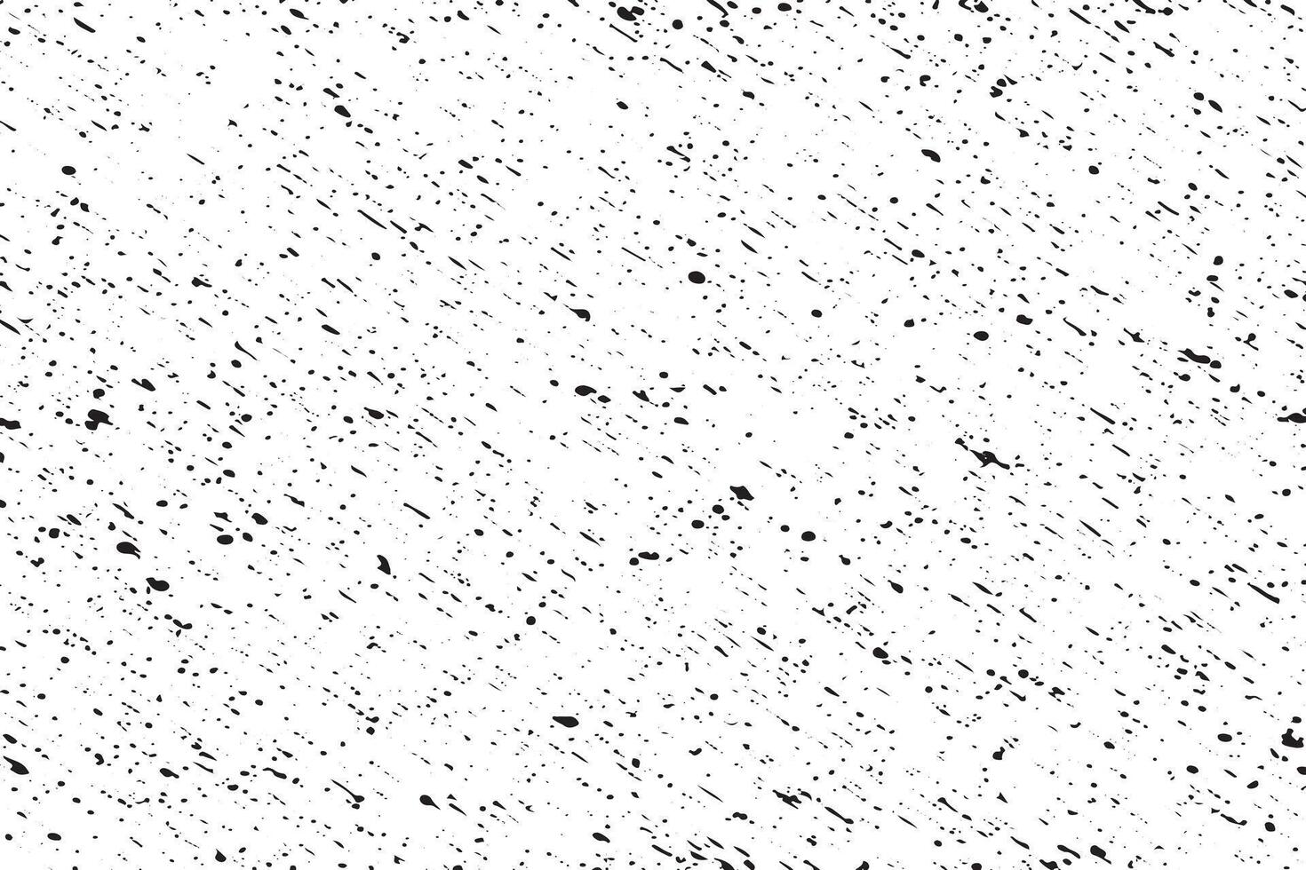 black grunge gritty scratched texture on pure white canvas background texture vector