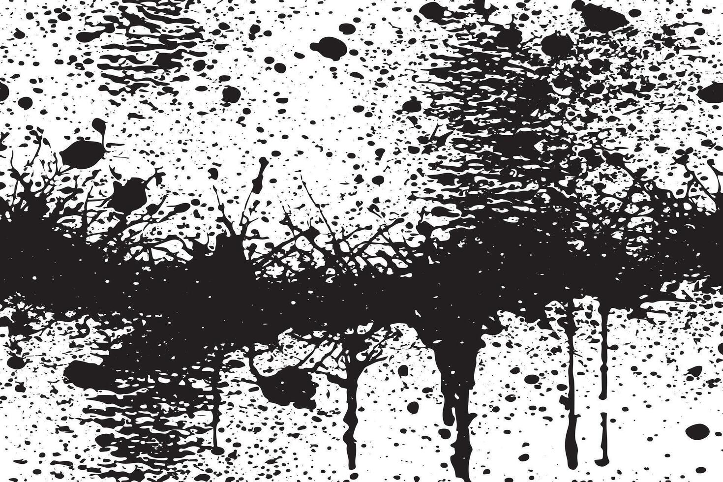 black gritty grunge on white canvas overlay monochrome background texture vector