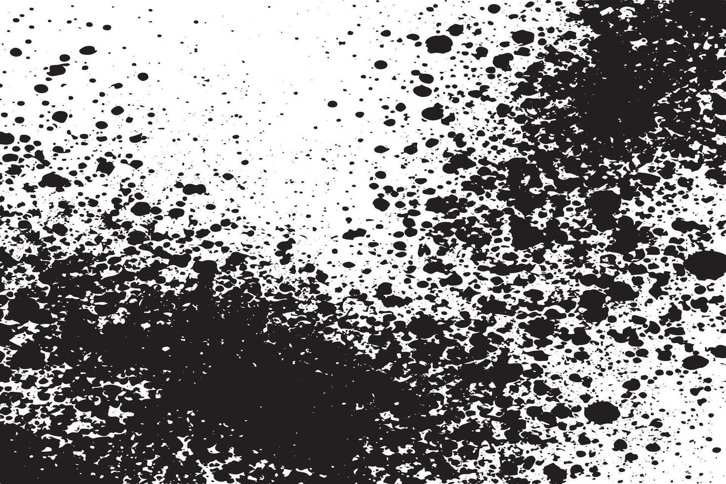 black gritty grunge on white canvas overlay monochrome background texture vector