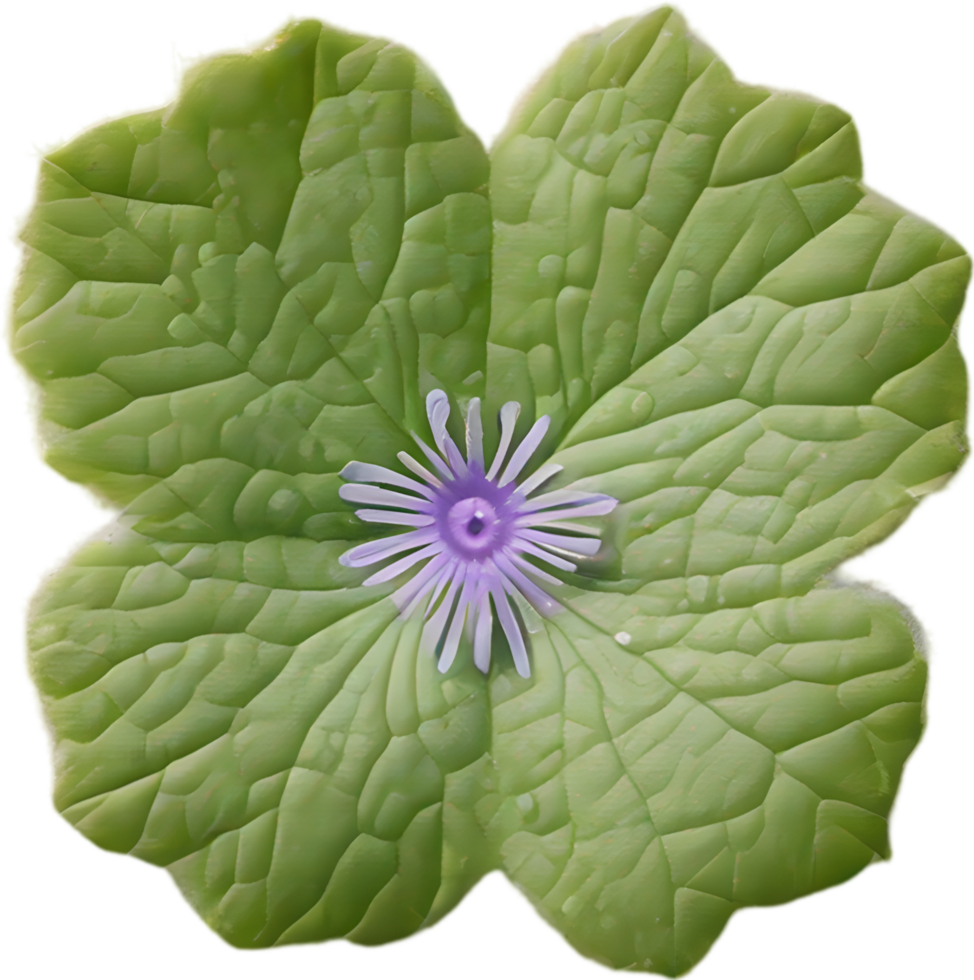 Hepatica Americana clipart. A cute Hepatica Americana flower icon. AI-Generated. png