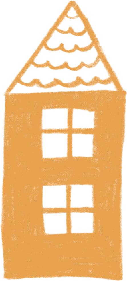 scandinavian boho shape doodle Line hand drawn decor, scandinavian house png