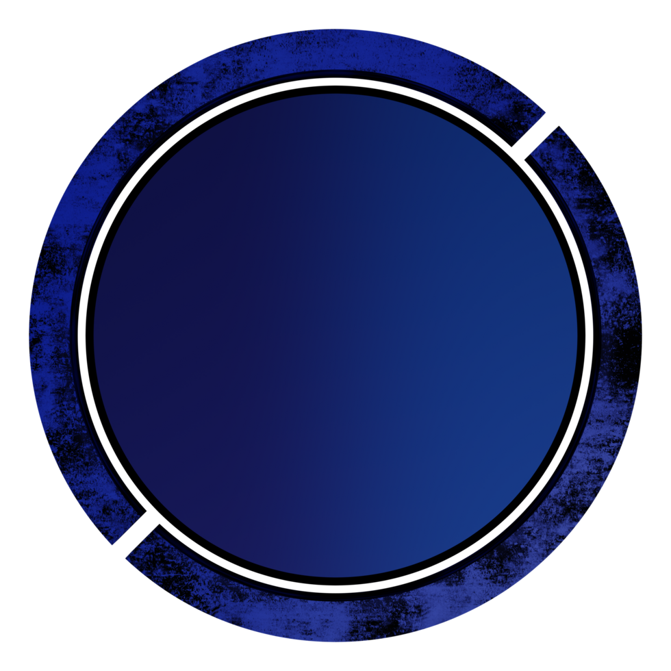 Blue Color Round Logo Template png