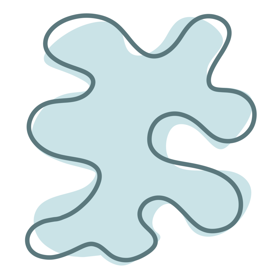 Light Blue Abstract Shape illustration Abstract Element png