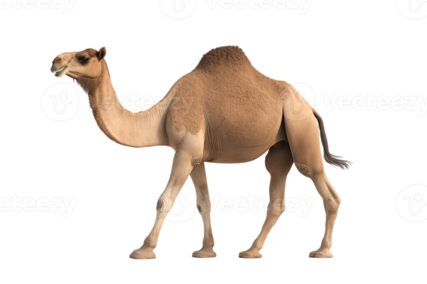 a camel that is walking with alpha channel png