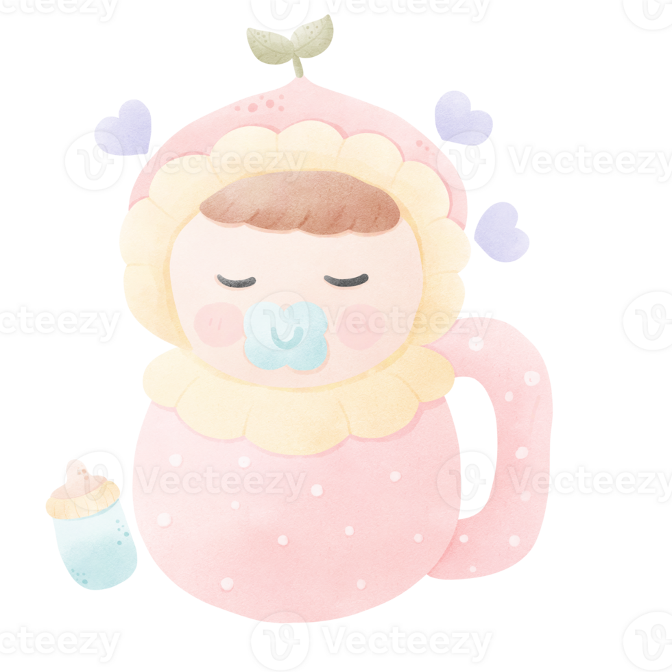 baby angel with a bow png