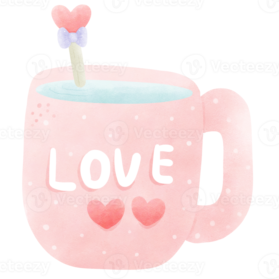 cup of coffee with heart png