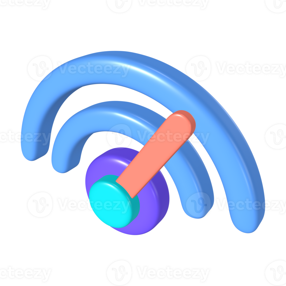Internet Speed 3D Illustration Icon png