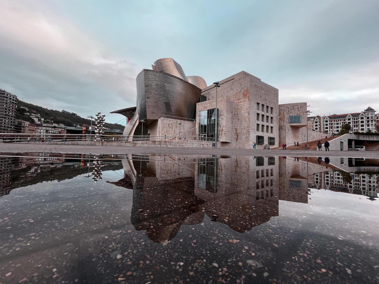 Bilbao, Bizkaia, Spain, 2024 - Guggenheim museum Bilbao architecture. travel destinations photo