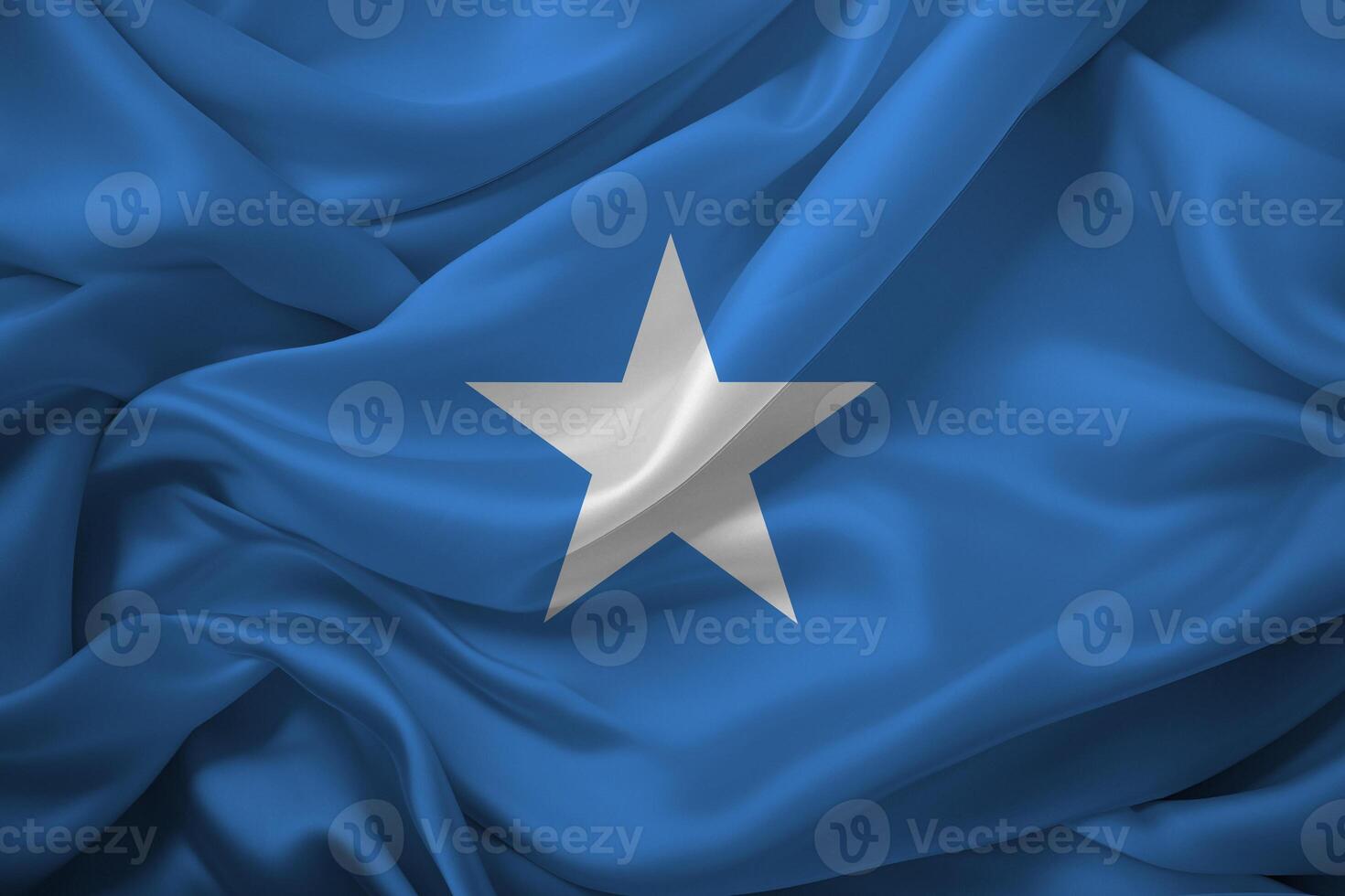 Waving Flag of Somalia photo