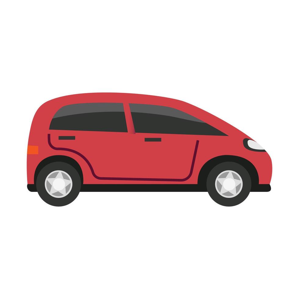 car illustration on white background vector