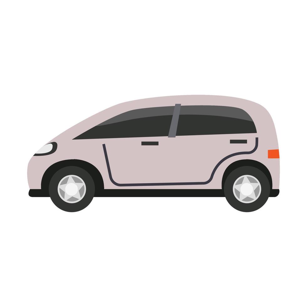 car side view illustration on a white background vector
