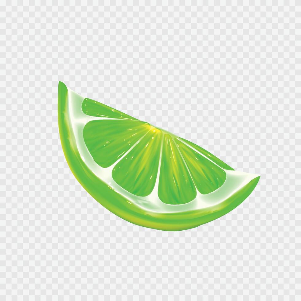 realistic fresh lemon illustration on white vector