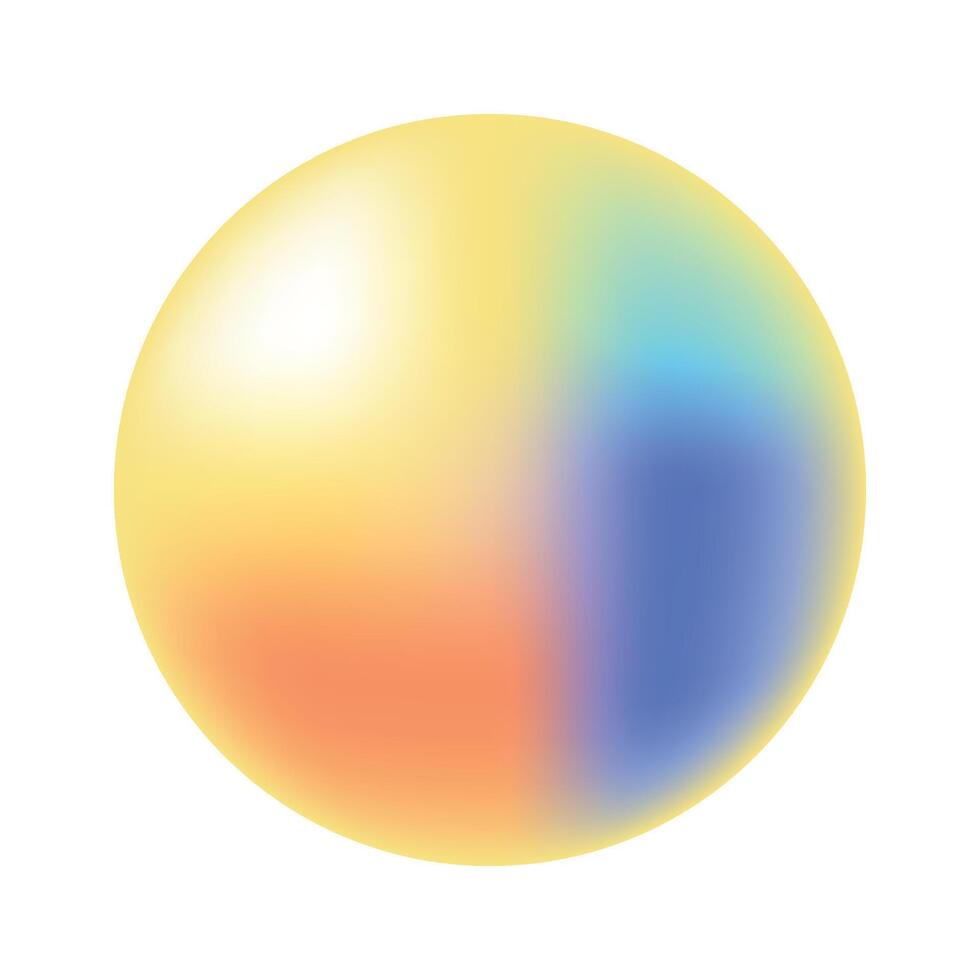 gradient circles for cover design abstract geometric vector