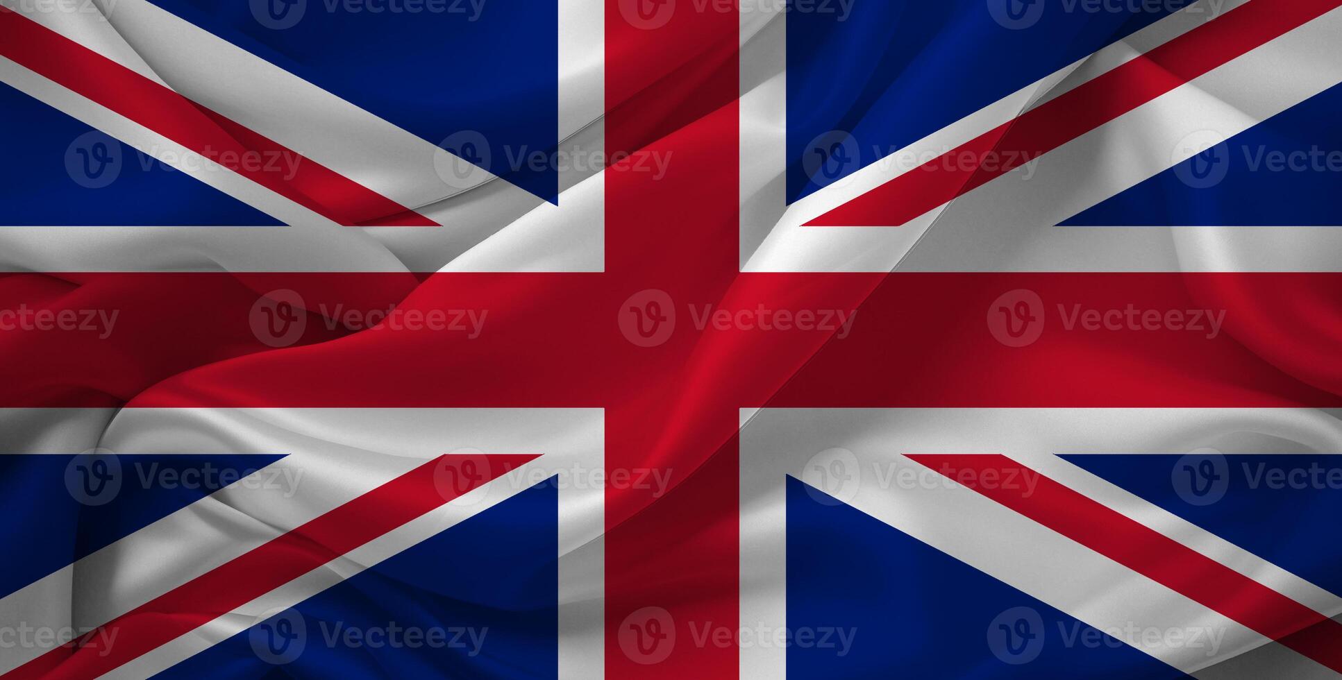 United Kingdom Flag Satin Texture photo