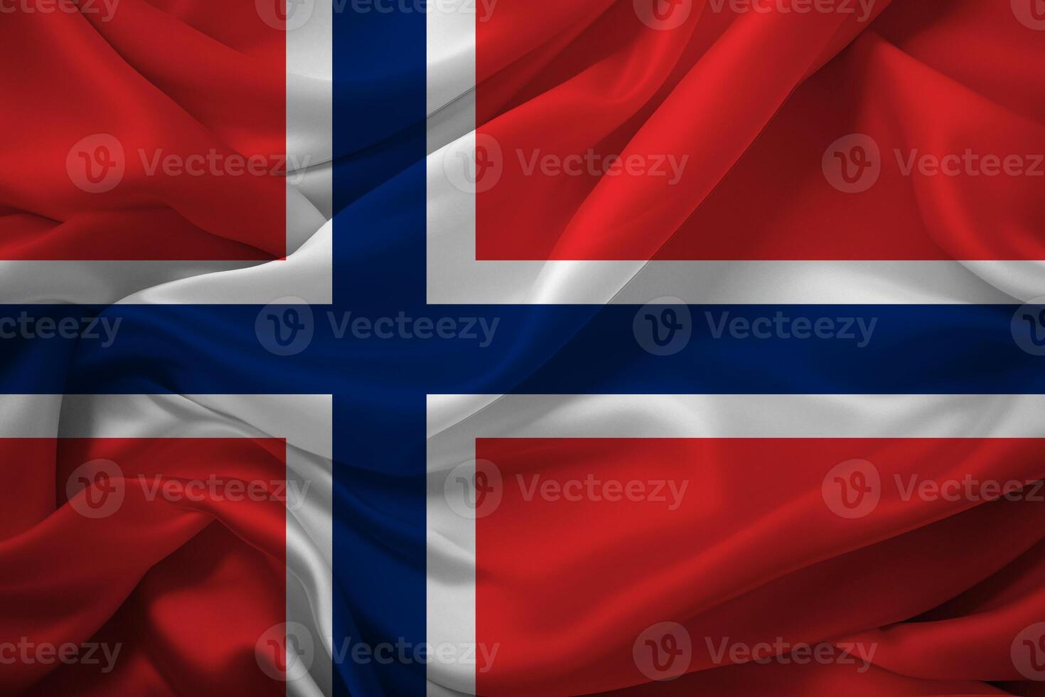 Waving Norway Flag photo