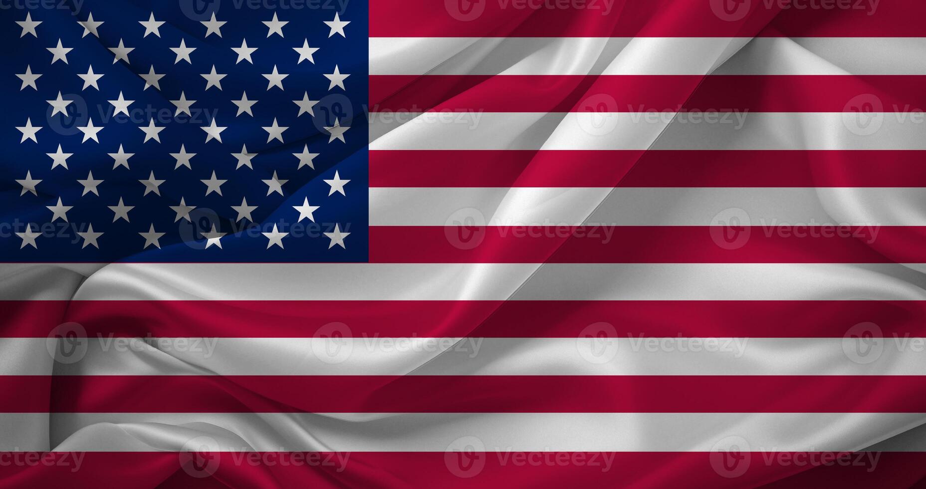 Flag of USAUnited States Flag Silk WavesUnited States Flag Silk Waves photo