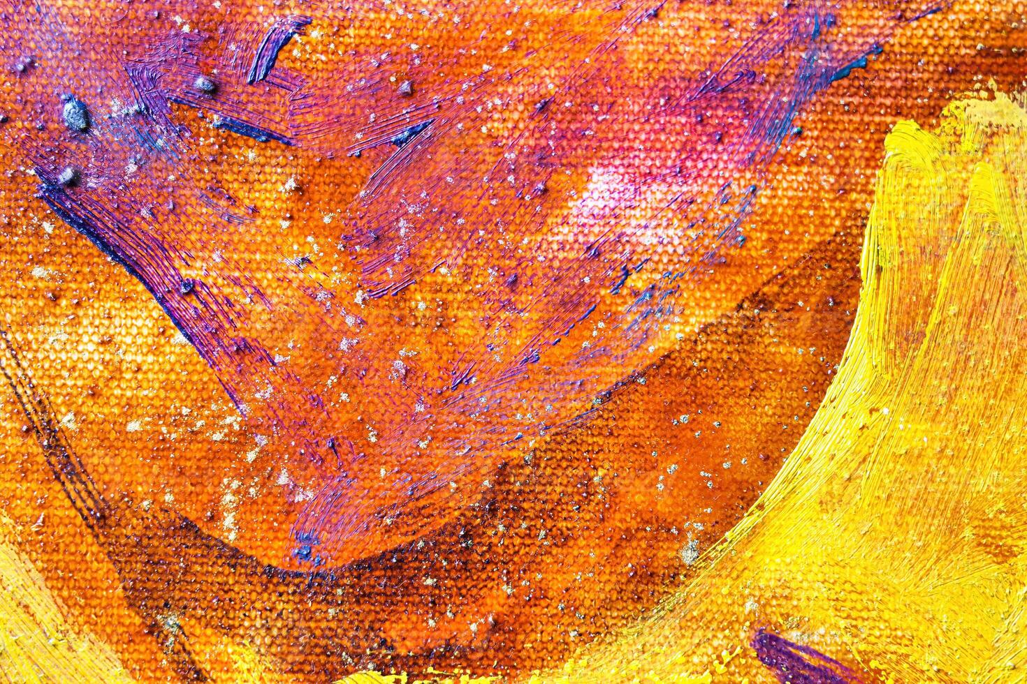 Colorful abstract oil painting art background. Texture of canvas and oil. photo