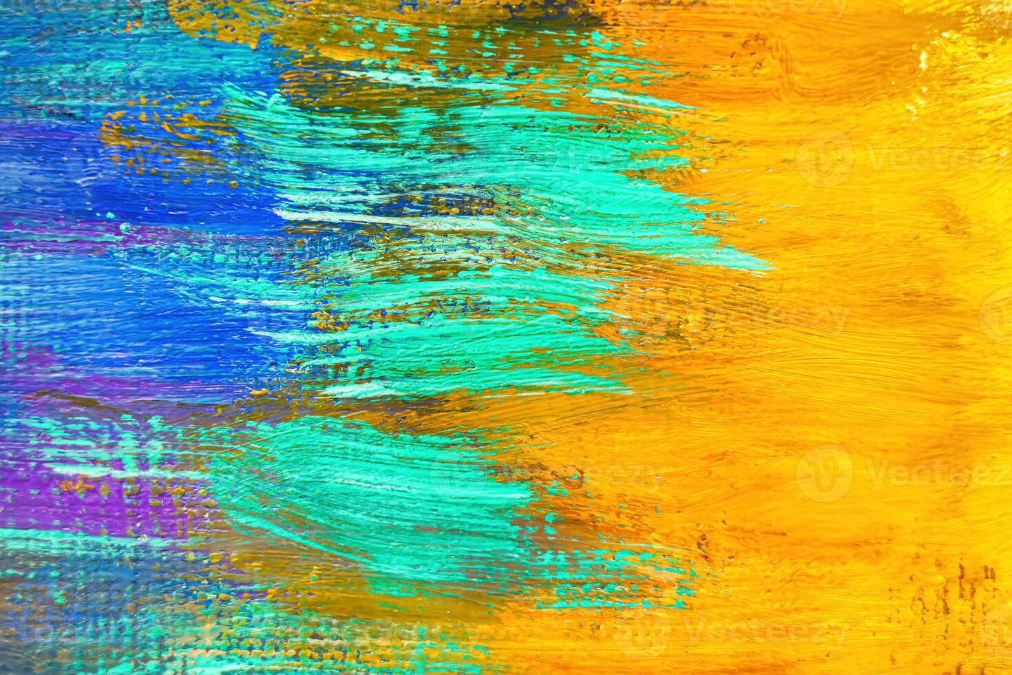 Colorful abstract oil painting art background. Texture of canvas and oil. photo