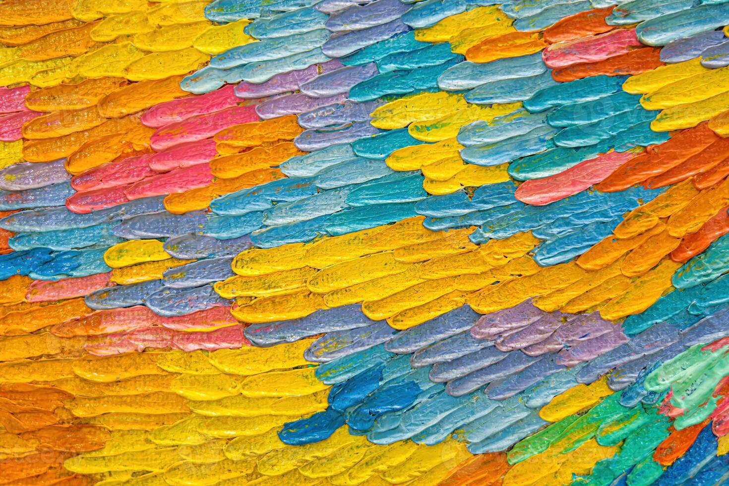 Colorful abstract oil painting art background. Texture of canvas and oil. photo