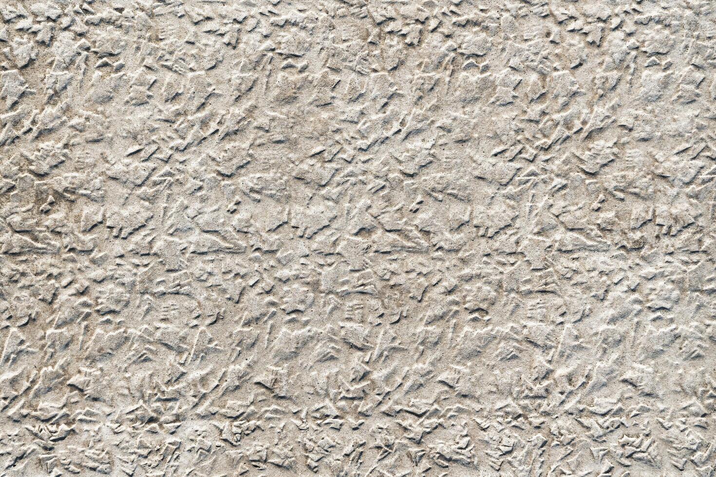 Texture of white tiles with a rough surface. photo