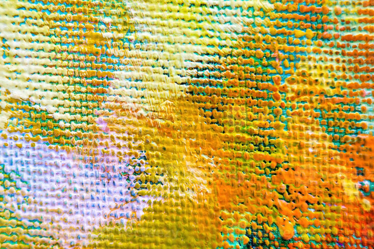 Colorful abstract oil painting art background. Texture of canvas and oil. photo