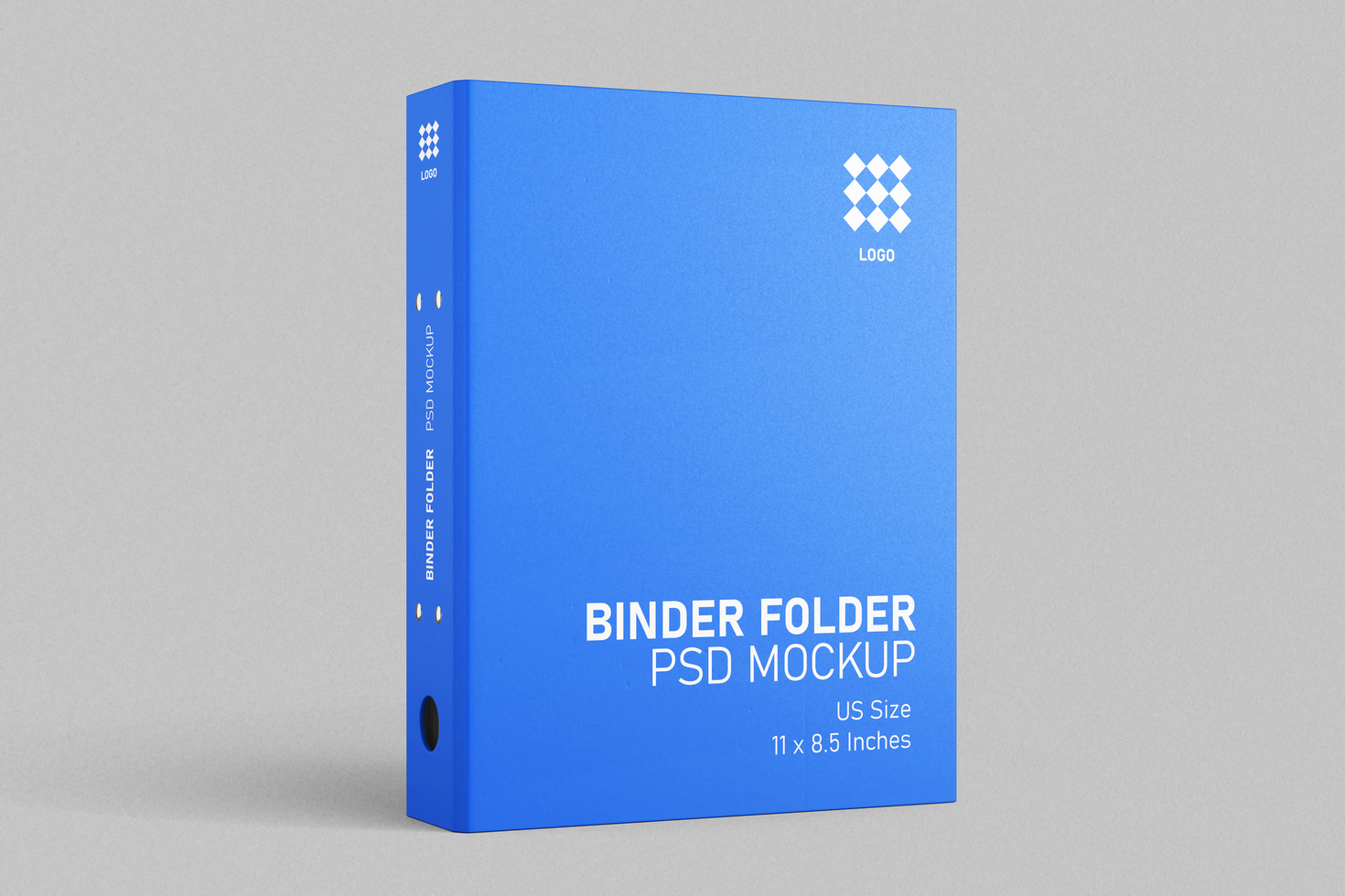 hardcover office corporate binder folder notebook branding collateral editable realistic mockup design template psd