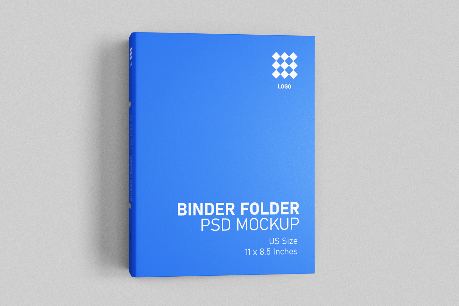 hardcover office corporate binder folder notebook branding collateral editable realistic mockup design template psd