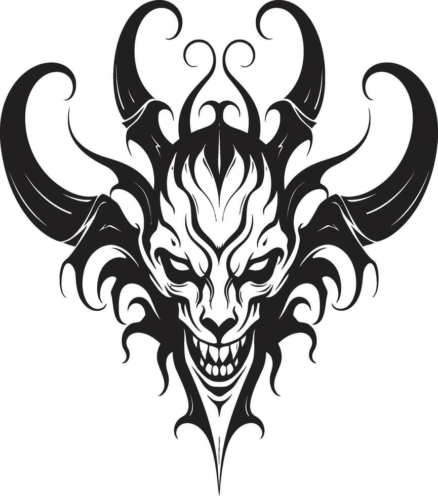 DEVILHEAD Embracing the Darkness Within Infernal Fury Unleash the Power of the Devil vector