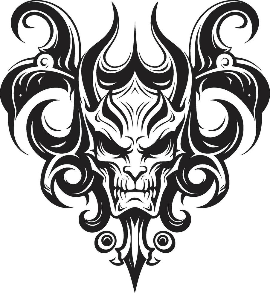 Dark Lord Ruler of the Underworld Infernal Power Unleash the Beast Within vector