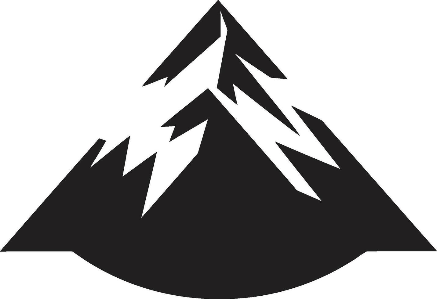 Summit Vista Iconic Peak Design Elevated Grandeur Mountain Image vector
