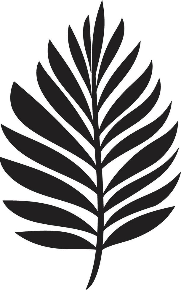 PalmAesthetics Iconic Leaf VerdantVibes Exquisite Palm Icon Design vector