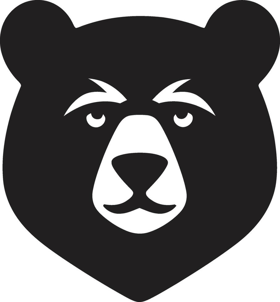 WildRoar Dynamic Bear Symbol UrsusCraft Precision Bear Icon Design vector