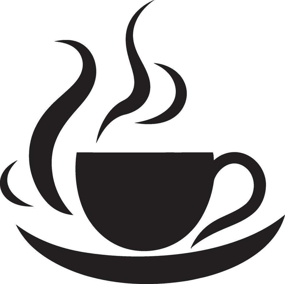EspressoMaster Dynamic Coffee Cup Design BrewMark Precision Coffee Cup Logo vector