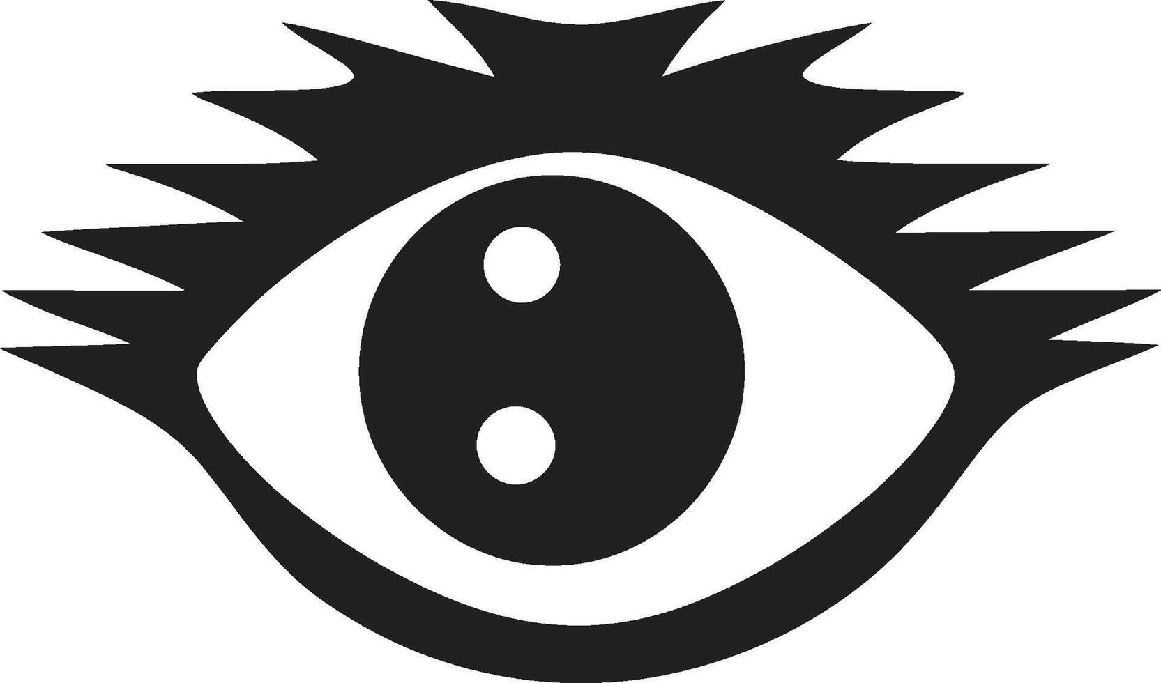 GazeMaster Precision Eye Symbol VisionMark Sleek Eye Icon vector