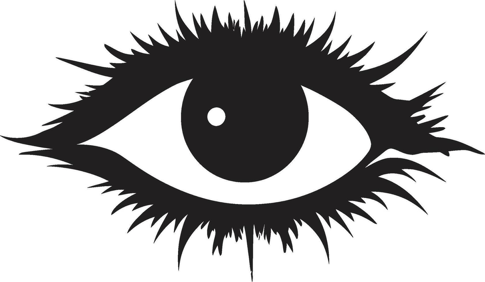 OpticViewGraffix Elegant Eye Symbol SightAura Dynamic Vision Icon vector