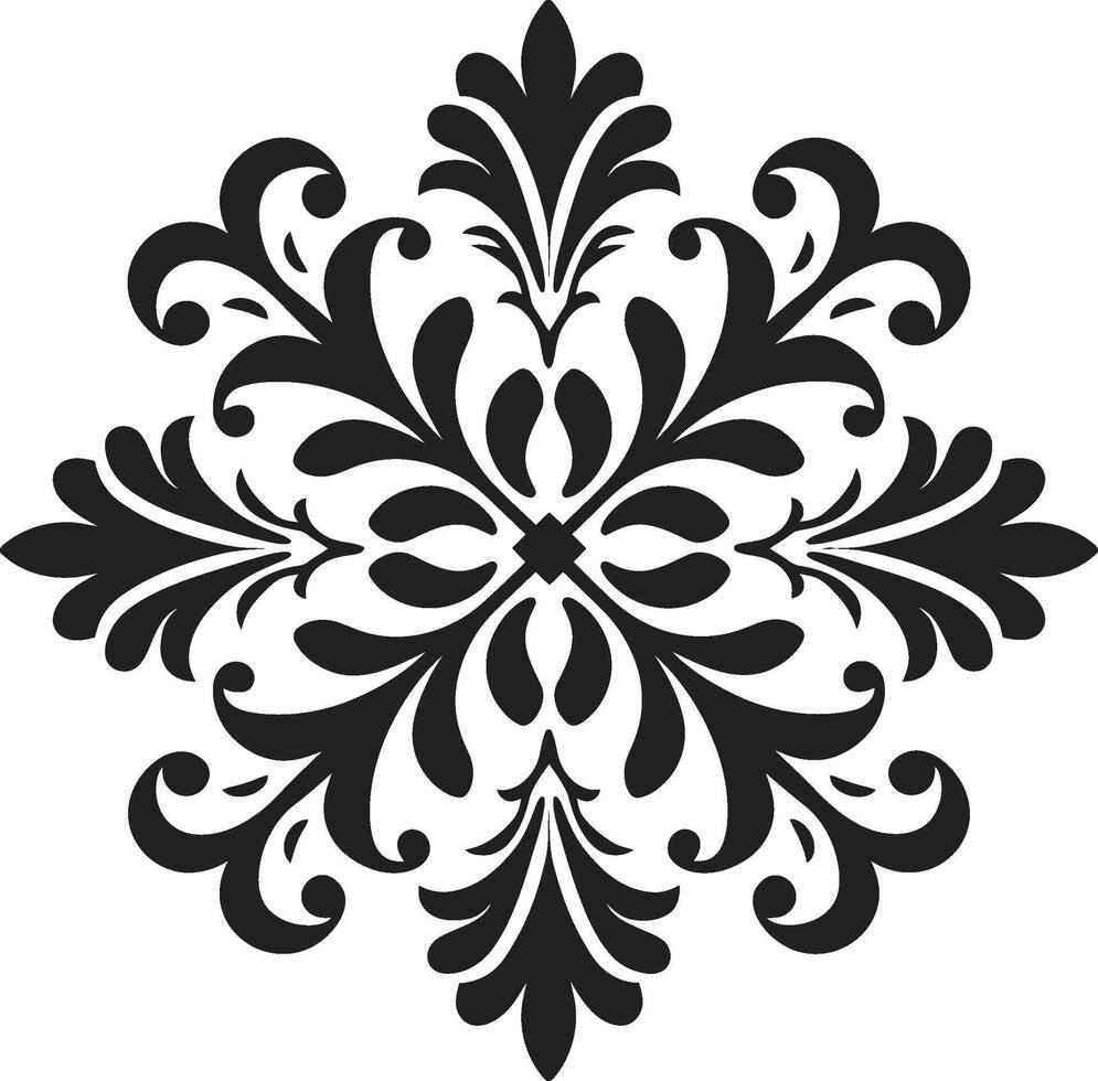 clásico elegancia decorativo elemento agraciado patrones negro vector
