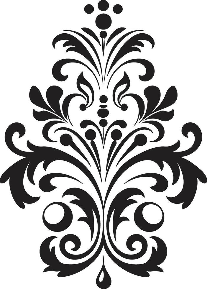 Subtle Grandeur Black Elegant Elegance Black Ribbon vector