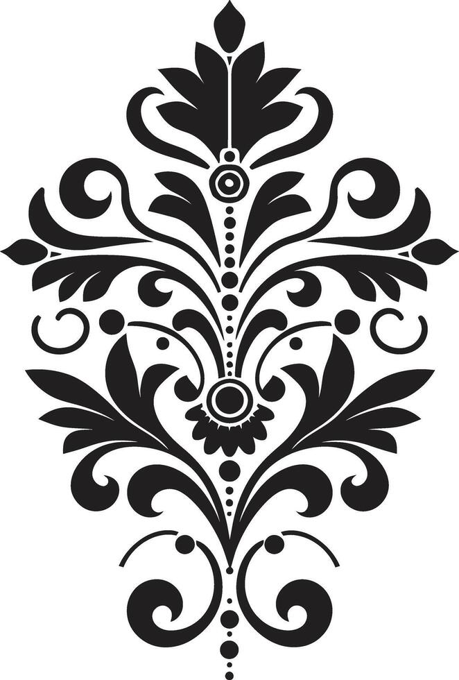 Victorian Detailing Black Filigree Luxurious Patterns Filigree vector