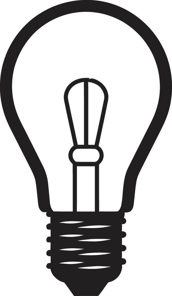Radiant Shadows Black Bulb ography Dynamic Brilliance Black Bulb Symbol vector
